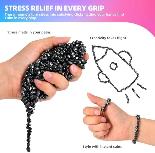 1000pcs Magnet Balls Fidget Toys for Adults & Teens,Weak Magnetic Balls Ferrite Putty,Stress Relief Sensory Toys for Autism ADHD Anxiety,Desk Fidgets Toys for Office/Adults Gifts