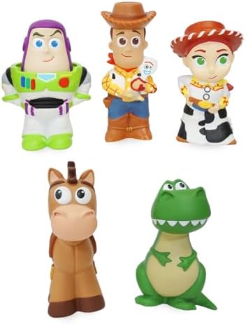 Disney Store Unisex-Children Bath Set (Toy Story) - Kids Bath Accessories with Beloved Disney Characters - Colorful and Fun Bath Time Essentials for Kids - Suitable for All Ages