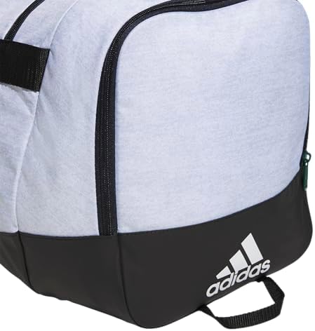 adidas Unisex Defender 4.0 Gym Duffel Bag for Men and Women, Jersey White/Legend Ink Blue/Black, Medium (66L)