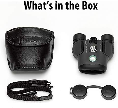 Pentax Papilio II 6.5x21 Binoculars (Gray) suitable for watching objects both close-up and far away