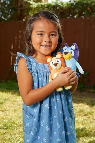 Bluey & Bingo Small Plush Bundle – 2 Pack Soft Stuffed Animals for Kids, Perfect Size for Little Hands, Cuddly Travel Toys, Embroidered Faces, Gift for Toddlers Ages 3+