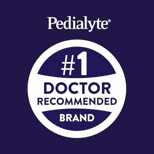 Pedialyte Electrolyte Drink, Hydration Drinks for Kids & Adults, Unflavored, 1 Liter, Pack of 4