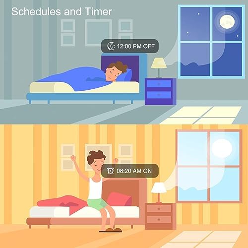 UCB Alexa Light Bulb 130W Equivalent, Smart Light Bulbs Warm White to Daylight Tunable, A19 E26 Bluetooth LED Bulbs Work with Alexa Only for Bedroom Kitchen Living Office No WiFi Required 4 Pack