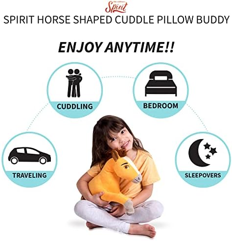 Franco Kids Bedding Super Soft Plush Cuddle Pillow Buddy, One Size, Spirit Riding Free Horse
