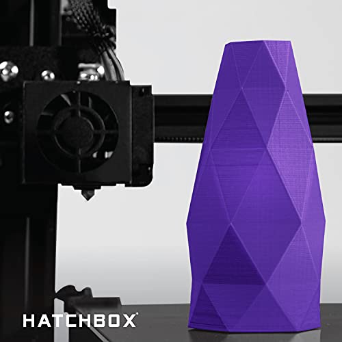 HATCHBOX 1.75mm Midnight Purple PLA 3D Printer Filament, 1 KG Spool, Dimensional Accuracy +/- 0.03 mm, 3D Printing Filament