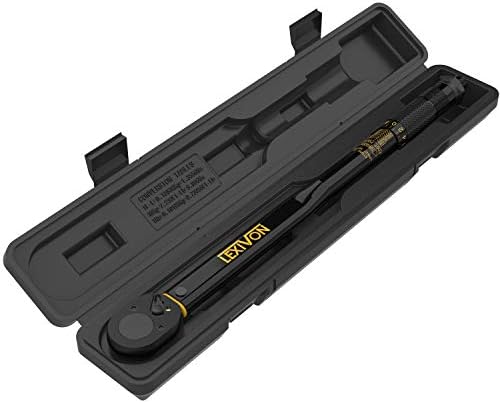 LEXIVON Torque Wrench 1/2-Inch Drive Click 10~150 Ft-Lb/13.6~203.5 Nm (LX-183)