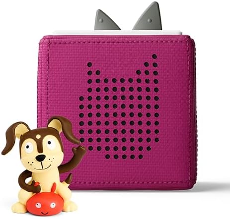 Toniebox Audio Player Starter Set with Playtime Puppy - Listen, Learn, and Play with One Huggable Little Box - Purple