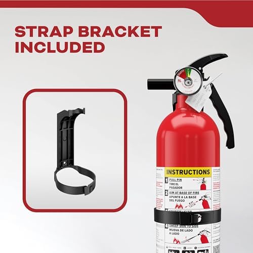 Kidde, FA110G, Multi Purpose Fire Extinguisher for Home, Office, Dorm, Residential, 1A10BC