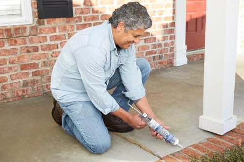 GE All Purpose Silicone Caulk, Clear, 10 fl oz Cartridge, 12 Pack - 100% Waterproof Silicone Sealant, Stronger Adhesion, Freeze & Sun Proof