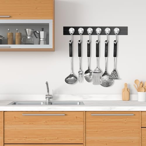 E BAVITE Swivel Swing Silver Magnetic Hooks,30LBS Powerful Strong Neodymium Rare Earth Magnet Hook. Perfect for Refrigerator, Kitchen and Other Surfaces, Pack of 50