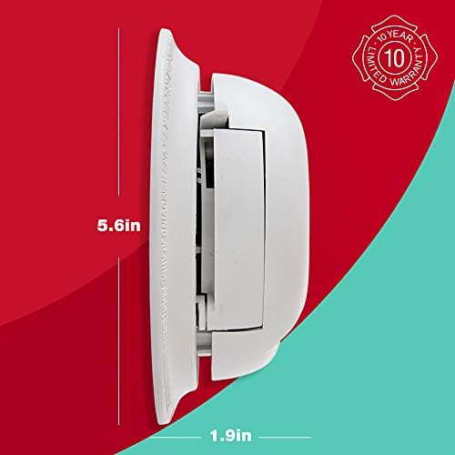 FIRST ALERT BRK SC9120B-3 Hardwired Smoke and Carbon Monoxide (CO) Detector with Battery Backup, White, Pack of 3