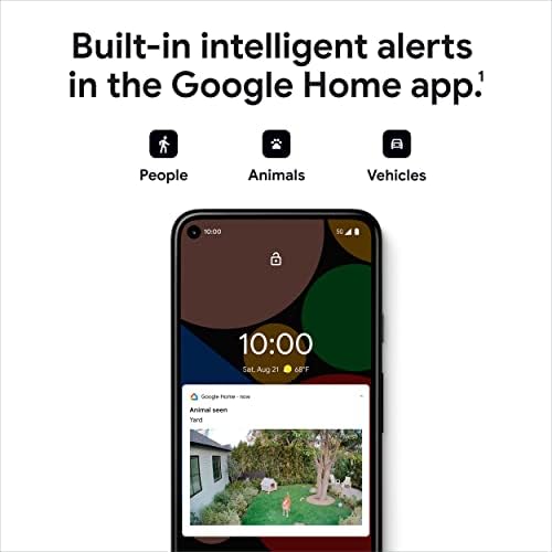 Google Nest Cam Outdoor or Indoor, Battery - 2nd Generation - 2 Count (Pack of 1) (Renewed)