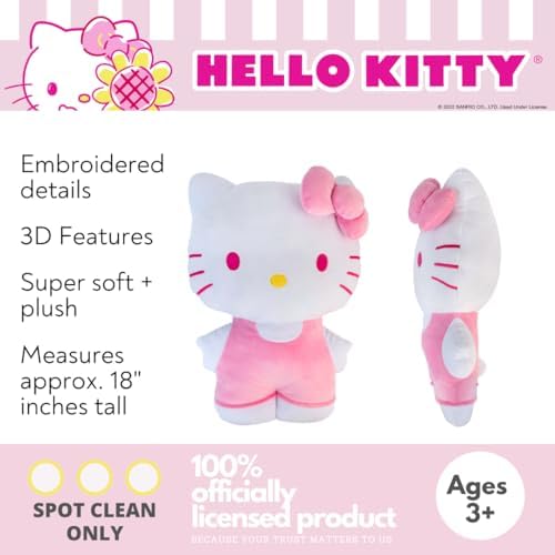 Franco Bedding Super Soft Plush, 1 Count (Pack of 1), Hello Kitty
