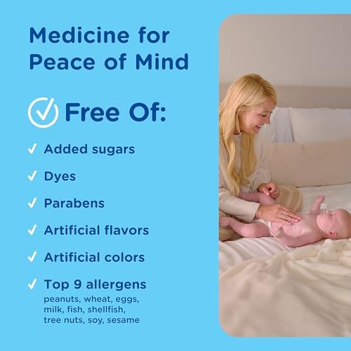 Mommy's Bliss Gas Relief Drops Bottle, Simethicone Drops for Infants, Relieves Stomach Discomfort, Safe & Gentle, Ginger Flavor, 1 Fl Oz (Pack of 3)