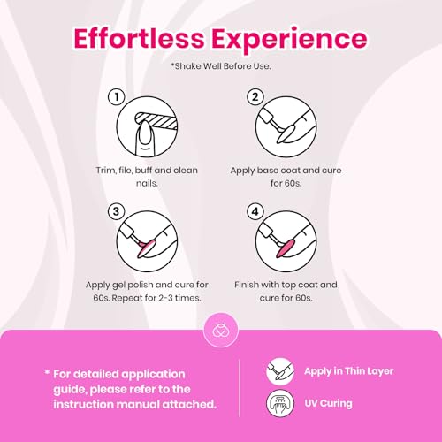 Beetles Glitter Gel Nail Polish Set, 44Pcs Christmas Burgundy Red Gold Green Silver Blue Pink Sparkle Gel Polish Kits with Base Top Coat Winter Manicure Gift for Women