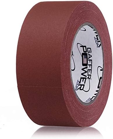 Gaffer Power Gaffers Tape 2 Inch | Deep Rich Burgundy | USA Made Quality | Leaves No Residue