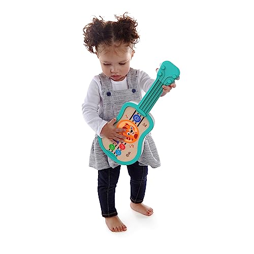 Baby Einstein Sing & Strum Magic Touch Ukulele Wooden Musical Toy, Ages 6 Months+, Multicolored
