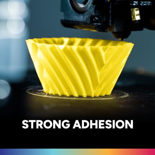 OVERTURE PLA Filament 1.75mm, Neatly Wound 3D Printer Filament 1kg Spool (2.2lbs), Dimensional Accuracy +/- 0.02 mm, Fit Most FDM 3D Printers (Lemon Yellow)