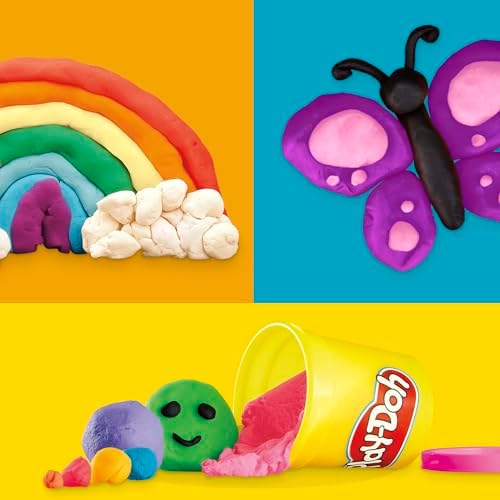 Play-Doh Modeling Compound 24-Pack Case of Colors, Non-Toxic, 3 Oz Cans of Assort. Colors, Back to School Classroom Supplies, Preschool Toys, Ages 2+ (Amazon Exclusive)