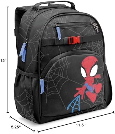 Simple Modern Medium Marvel Toddler Backpack for School Girls and Boys | Kindergarten Elementary Kids Backpack | Fletcher Collection | Kids - 15" tall | Spidey Kid
