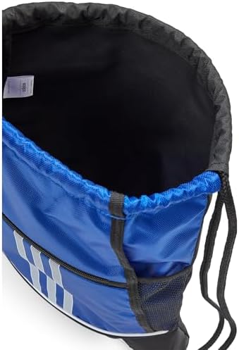 adidas Alliance Sackpack, Drawstring Backpack, Lightweight Small Gym Bag for Women and Men, Team Royal Blue/Blue, One Size