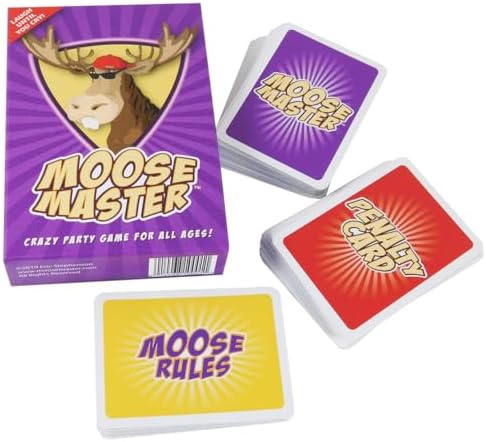 Moose Master - Laugh Until You Cry Fun - Your Cheeks Will Hurt from Smiling and Laughing so Hard - for Fun People Looking for A Hilarious Night in a Box