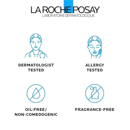 La Roche-Posay Effaclar Medicated Gel Cleanser, 2% Salicylic Acid Cleanser + LHA + Glycerin, Dermatologist Tested Foaming Acne Face Wash, Clear & Prevent Acne Breakouts, Oil Free, Targets Excess Oil