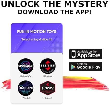 Shashibo Shape Shifting Box - STEM Magnetic Fidget Cube That Transforms Into Over 70 Shapes, Download Fun in Motion Toys Mobile App (Optical Ilusion)