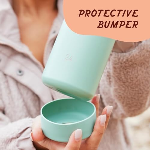 Takeya Actives Water Bottle with Spout Lid - Bottle with Double Stainless Steel Insulation - Dishwasher Safe & BPA-Free - Bottle with Spout Lid & Removable Bumper - 24 oz, Onyx