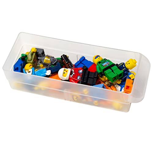 Akro-Mils 16-Drawer Plastic Drawer Storage Cabinet for Garage Organization, Beads, Makeup Organizer, Building Bricks Storage, Teacher Toolbox, 10-1/2-Inch W x 6-1/2-Inch D x 8-1/2-Inch H, 10116 White