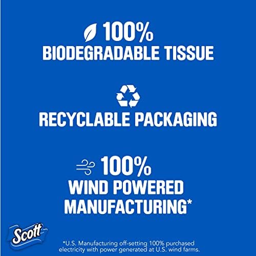 Scott Rapid-Dissolving Toilet Paper, Bath Tissue for RV & Boats , 4ct packs X 12= 48 rolls