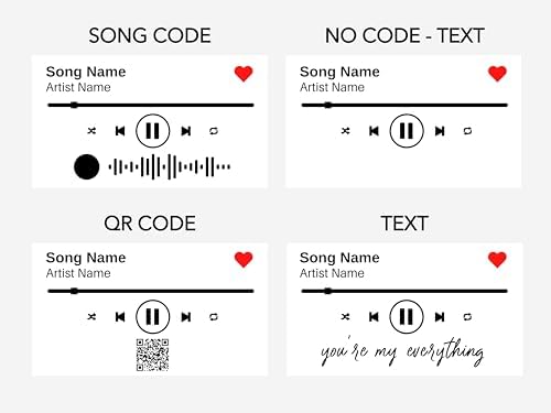 NEXT DAY SHIPPING Song Plaque with Wooden, Acrylic, Led Light Stand - Personalized Music Plaque Photo Gift Personalized Couple Gift ideas Anniversary Celebration Gift