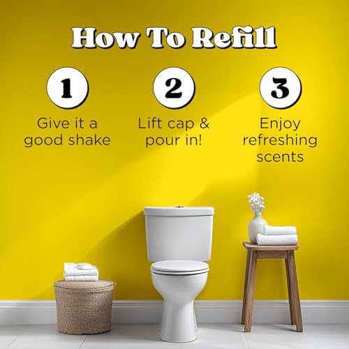 Poo-Pourri Before-You-Go Toilet Spray, Original Citrus, Refill Bottle 16 Fl Oz - Lemon, Bergamot and Lemongrass