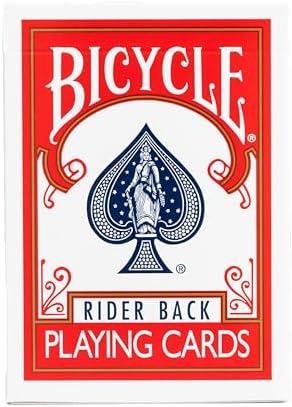 Bicycle Playing Cards, All Red, Poker Size, 12 Pack
