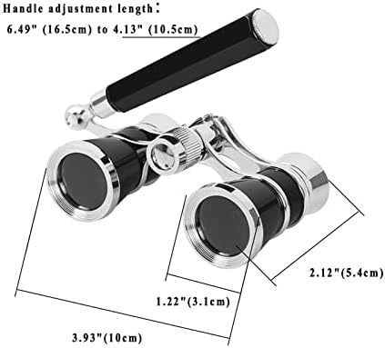 Aroncent Opera Glasses Binoculars 3X25 Mini Compact Binoculars with Handle for Adults Kids Women Vintage Theater Musical Concert