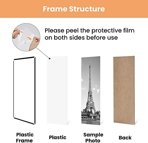 upsimples 12x16 Picture Frame Black 3 Pack, Scratch-Proof Poster Frames 12 x 16 for Photo Gallery - Slide-In Strips, Horizontal or Vertical Wall Mounting