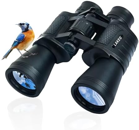30x50 High Powered Binoculars for Adults, Waterproof Compact Binoculars with Low Light Vision for Bird Watching Hunting Football Games Travel Stargazing Cruise with Carrying Bag