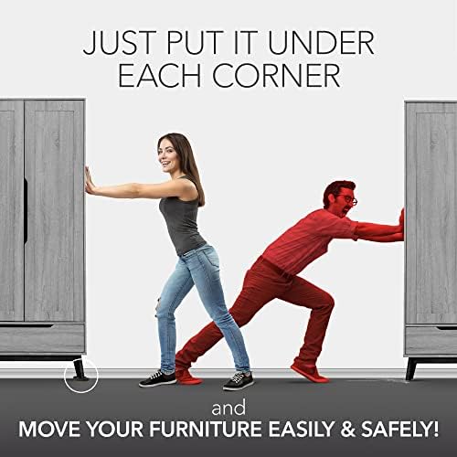 Felt Furniture Sliders Hardwood Floors X-PROTECTOR β 8 PCS 4 3/4 inch Furniture Sliders β Heavy Duty Felt Sliders Hard Surfaces β Move Your Furniture Easily & Safely!