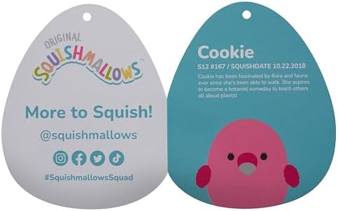 Squishmallows Original 12-Inch Cookie Pink Flamingo - Official Jazwares Plush