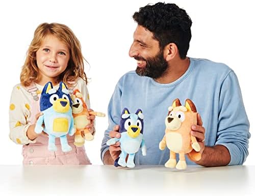 Bluey Heeler Family Plush Set 4 Plush 7-8" Figures | Amazon Exclusive