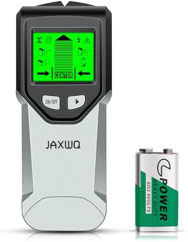 Stud Finder Wall Scanner - 5 in 1 Stud Finder Tool w/Microprocessor Chip and HD LCD Display, Stud Detector Beam Finders for Center & Edge of Wood AC Wire Metal Studs Joist Pipe