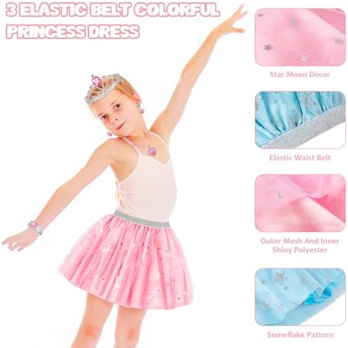 Princess Dress Up Toys & Jewelry Boutique,Girl Role Play Gifts,Kids Toys for 3-6 Years Girl Toddler B-Day Party Favors