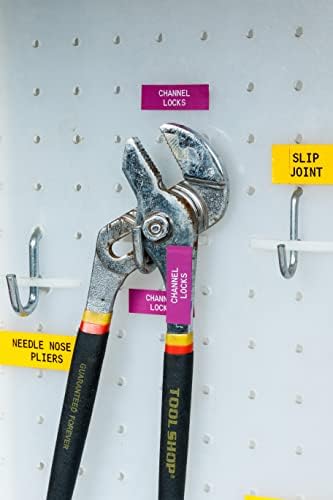 Brady Authentic (M21-375-595-PL) All-Weather Vinyl Label for Indoor/Outdoor ID, Lab and Equipment Labeling, White on Purple- ForM210, M210-LAB, M211, BMP21-PLUS and BMP21-LAB Printers, .375" W, 21' L