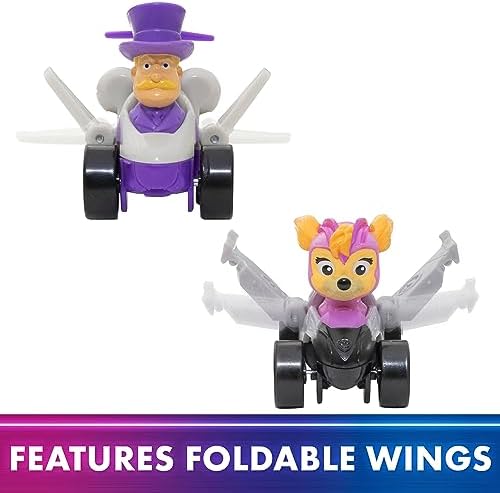 Paw Patrol: The Mighty Movie Toy Vehicle Set- 7 New Cars & Trucks w Exclusive Mayor Humdinger Action Figure-Includes Rubble, Chase, Skye, Zuma, Marshall, Rocky