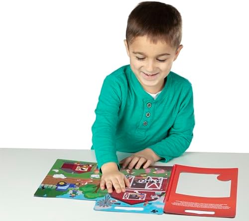 Melissa & Doug Puffy Sticker Play Sets - Safari, Pirate, On The Farm