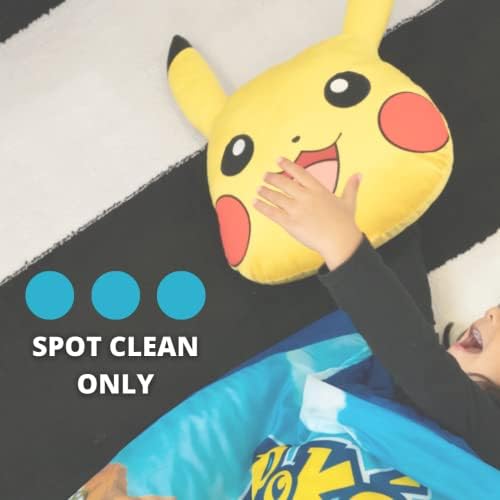 Pokemon Pikachu Anime Kids Bedding Super Soft Plush Cuddle Pillow Buddy, One Size, By Franco