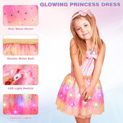 Princess Dress Up Toys & Jewelry Boutique,Girl Role Play Gifts,Kids Toys for 3-6 Years Girl Toddler B-Day Party Favors