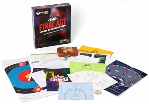 Hunt A Killer: The Final Act: Murder at The Talent Show, an Immersive True Crime Experience, for Fans of Criminal Minds and Forensic Files, Includes 90-120 Minutes of Explicit Content, for Ages 14+