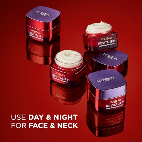 L'Oreal Paris Revitalift Triple Power Anti-Aging Face Moisturizer, Pro Retinol, Hyaluronic Acid & Vitamin C to Reduce Wrinkles, Firm & Brighten Skin, 1.7 Oz