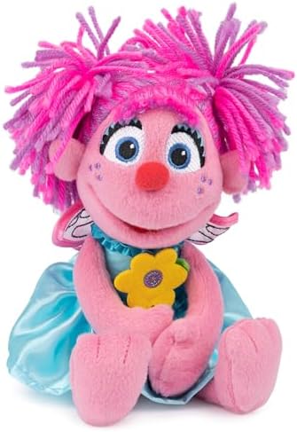 GUND Sesame Street Official Abby Cadabby Muppet Plush, Premium Plush Toy for Ages 1 & Up, Pink/Blue, 11”